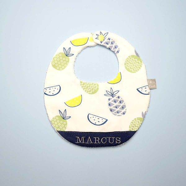 Handmade Cotton Bib (Tropical) - Hong Kong Artisan Crafted