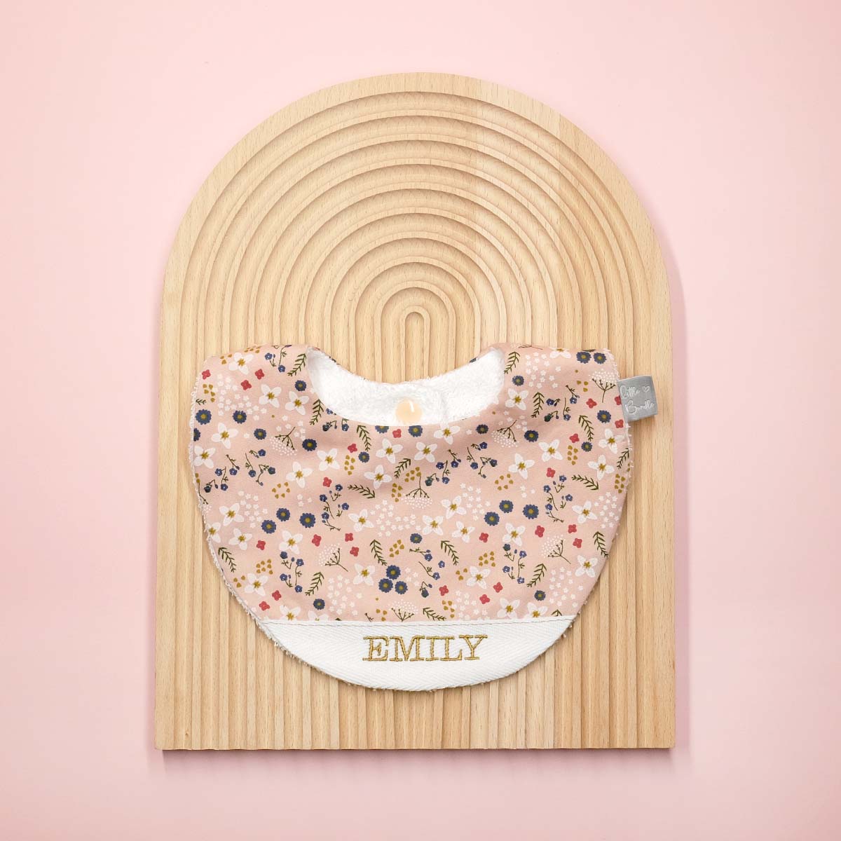 Handmade Cotton Bib  (Allure) - Hong Kong Artisan Crafted