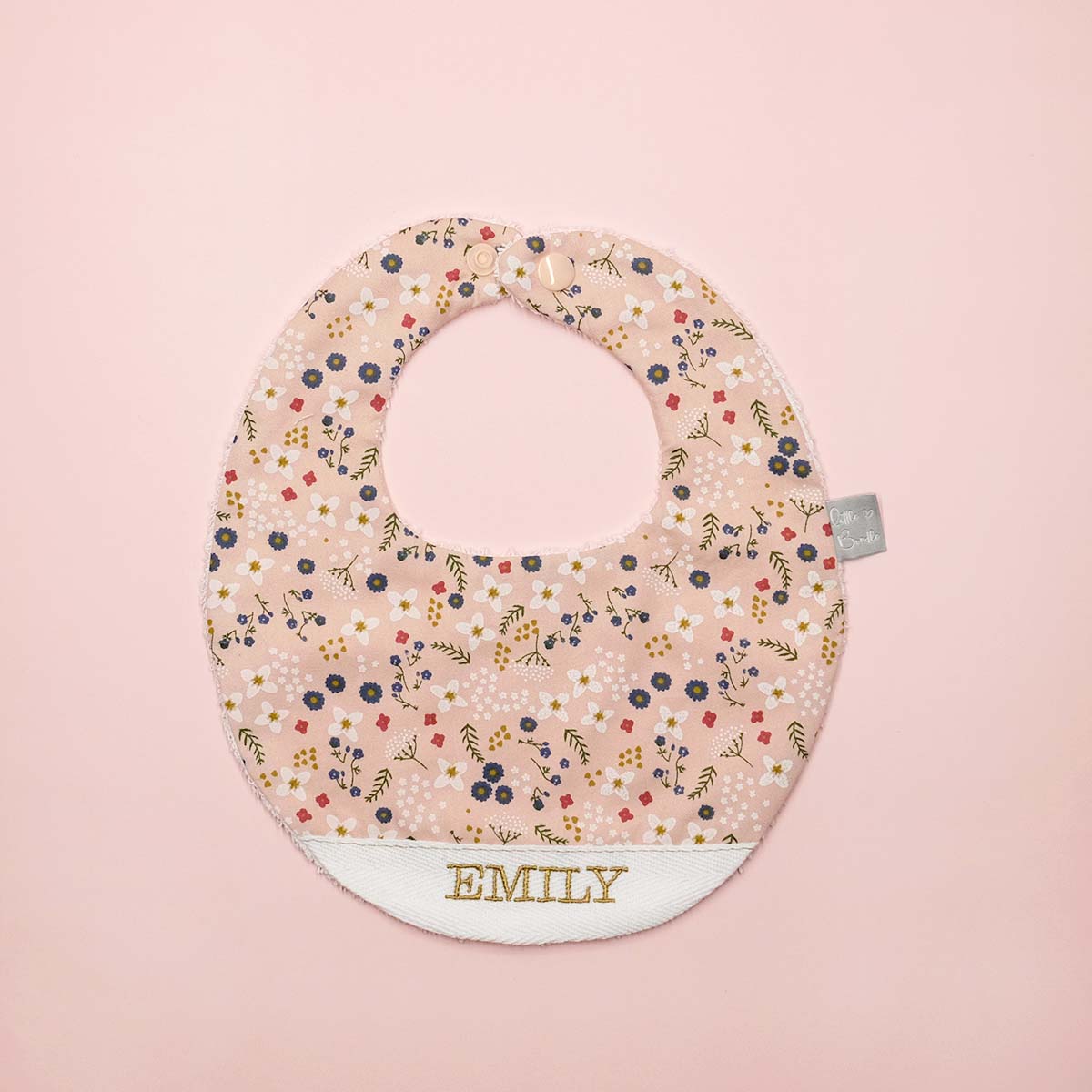 Handmade Cotton Bib  (Allure) - Hong Kong Artisan Crafted