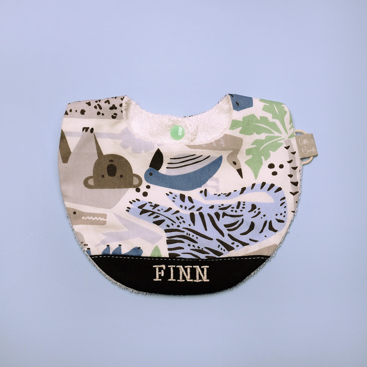 Handmade Cotton Bib (Animal Kingdom) - Hong Kong Artisan Crafted