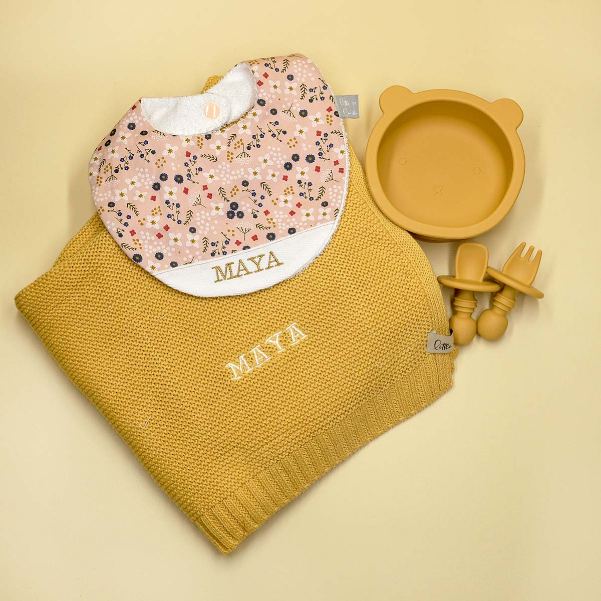 Handmade Cotton Bib  (Allure) - Hong Kong Artisan Crafted