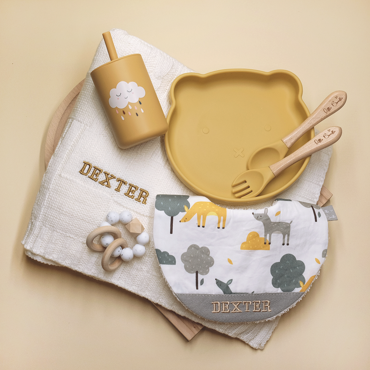 Handmade Cotton Bib (Foxie Forest) - Hong Kong Artisan Crafted